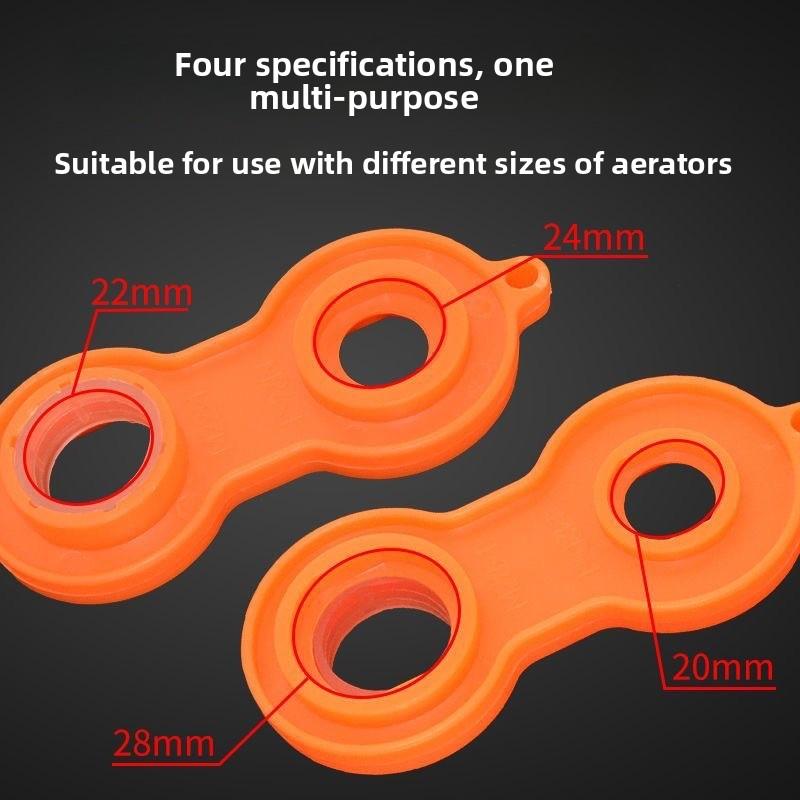 1PCS Faucet Spout Wrench Kitchen Basin Faucet Water Spout Faucet Filter Aerator Wrench Disassembly Special Tool Artifact
