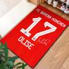 Football Player Name Print Carpet Rug For Living Room Bedroom Home Sofa Decoration Kids Play Nonslip Floor Mat