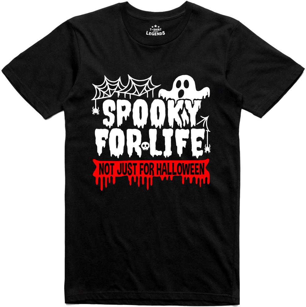 

T-Shirt Drôle De Fantôme Halloween Effrayant Pour La Vie T-Shirt En Coton 4XL