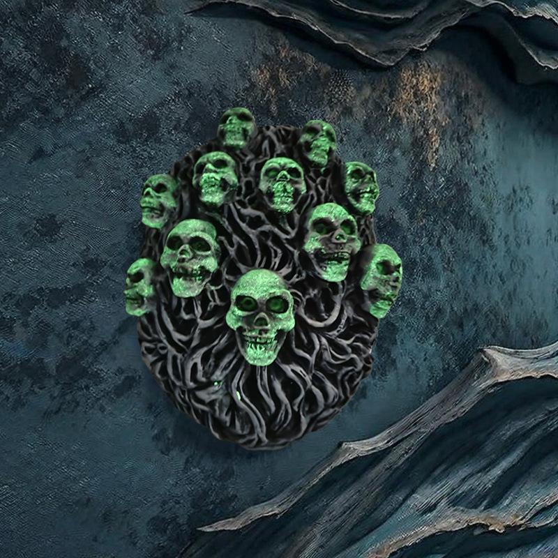 

Halloween Glow-in-the-Dark Steamy Skull Home Garden Patio Decorations