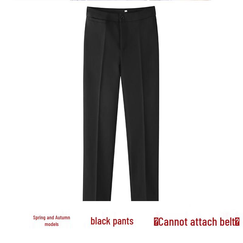 Women's High-Waist Straight-Leg Suit Pants
