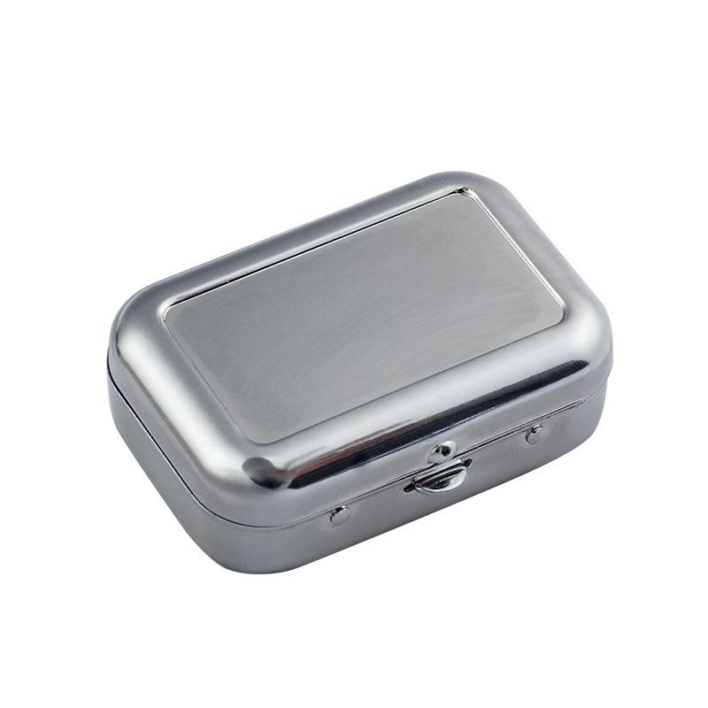 Ashtray Pocket Ashtray Car Portable Mini Metal Ashtray with Lockable Lid Smoking Utensils Men's Gift