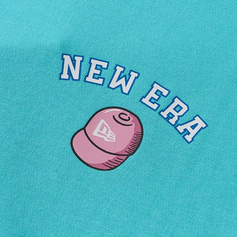 New Era T-shirt Unisex a Maniche Corte con Girocollo Stampata Serie Festa dello Stadio Top Azzurro Chiaro 14529265
