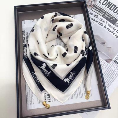 Women's Magnetic Buckle Neck Scarf - Lightweight, Comfortable Cotton, Versatile Style