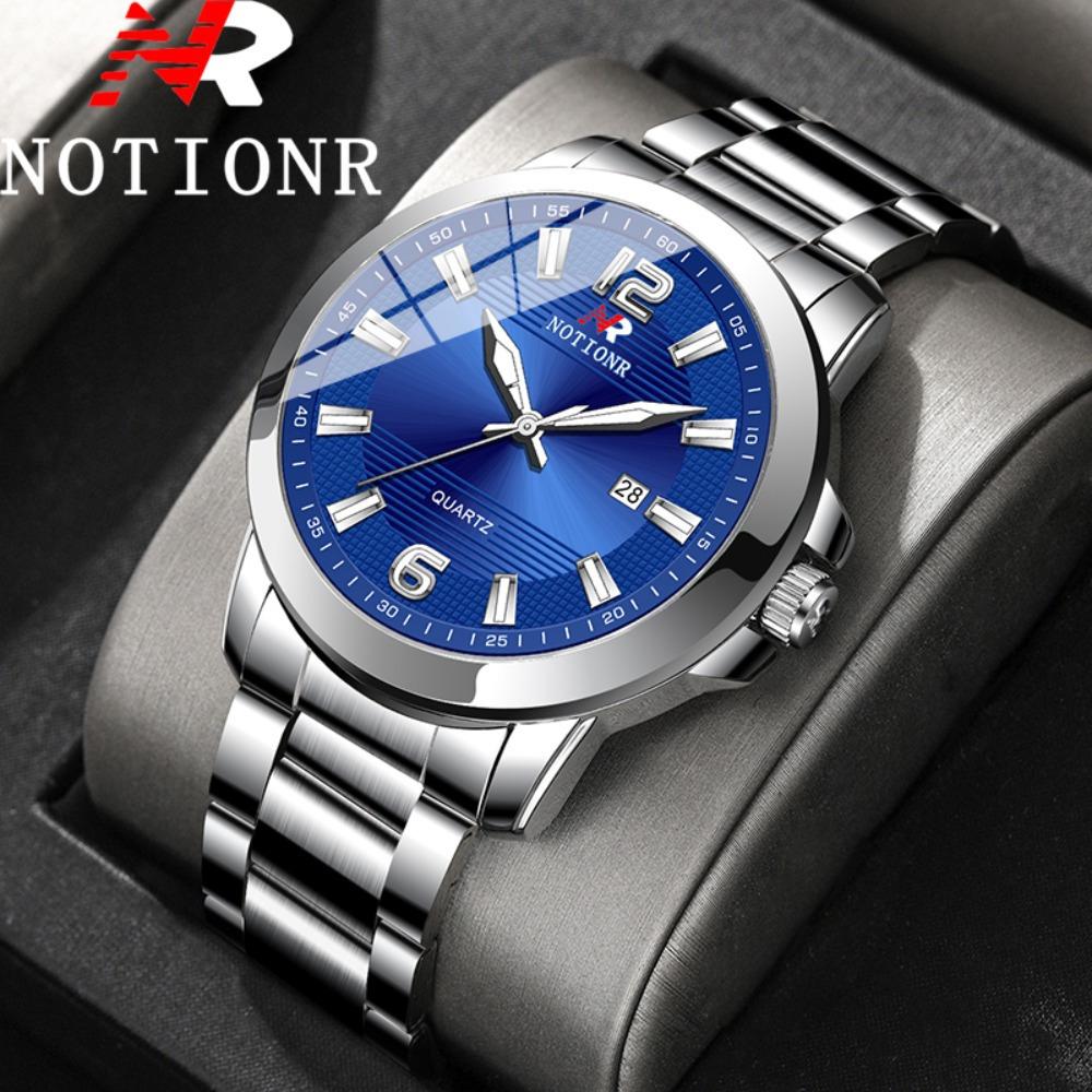 Men'S Business Casual Stainless Steel Strap Men'S Quartz Watch Available In A Variety Of Colors