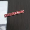 Limited Edition Metal Car Emblem Badge, 3D Chrome 4WD AWD Sticker, Auto Tailgate Fender Decal, Waterproof Exterior Decoration