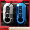 3Buttons TPU Car Flip Key Case Cover for Fiat Ducato 500 500L Panda Grande Punto Lancia Musa Auto Shell Fob Accessories