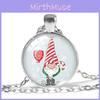 Whimsical Christmas Gnome Jewelry With Colorful Santa Pendant Perfect For Holiday Celebrations