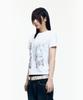 AAKAM Western Vest Half Top (White)