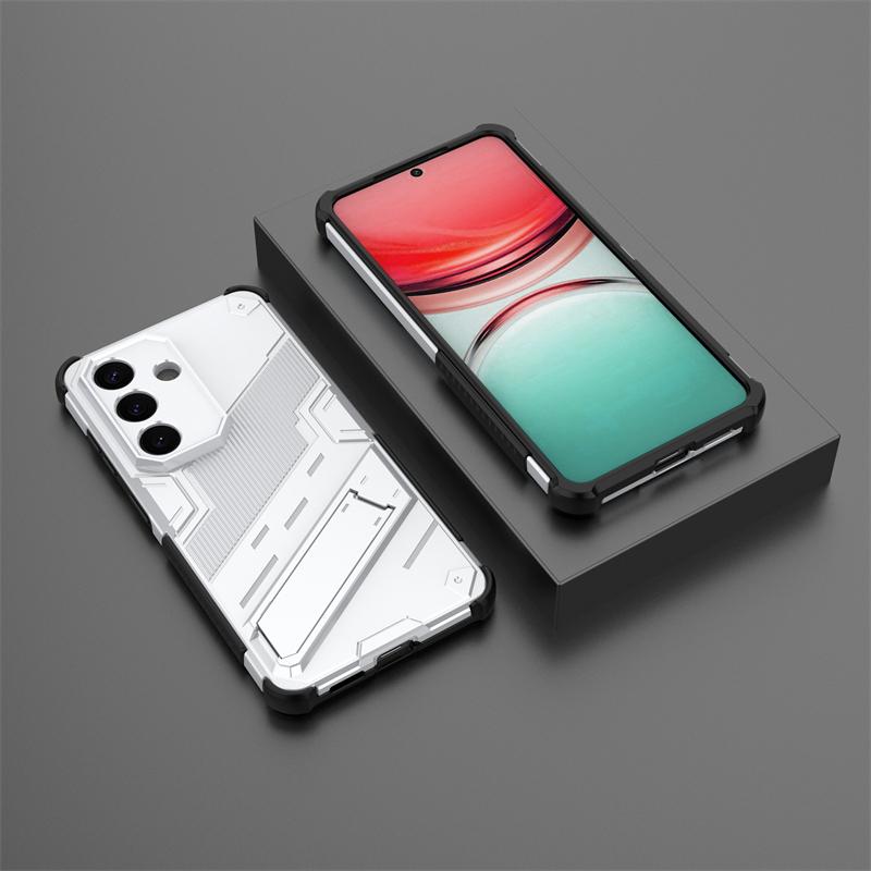 

Чехол для телефона для Samsung Galaxy S26 Чехол Противоударный Броня Чехол с держателем для телефона Чехол для Samsung S26 Чехол для Samsung S26 Pro S26+ For Samsung S26Ultra белый