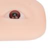 1 Pair Soft Silicone Eye Model Flexible 5D for Practicing Piercing Suture Makeup Tching Instructions