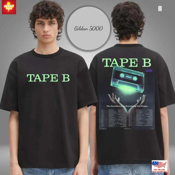 Tape B Merch Fall Tour 2025 Schedule T-Shirt Unisex T-Shirt M