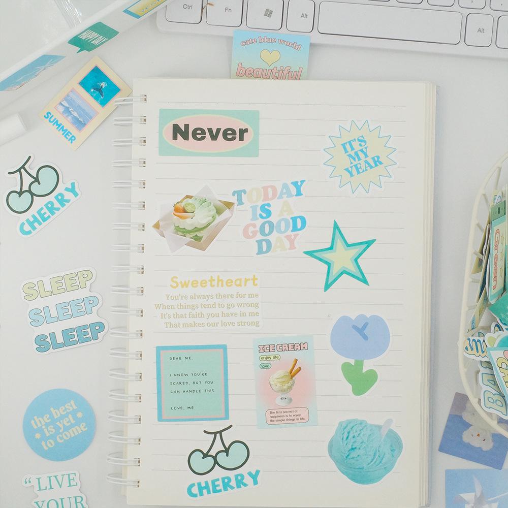 

Набор наклеек Gummy Ins Series, простой материал для украшения ручного аккаунта, высокоценная запечатывающая наклейка