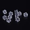 10Pcs/Pack Fake Artificial Acrylic Ice Cubes  Clear 2/2.5/3Cm Square,