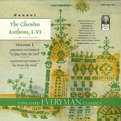 LP Record GEORG FRIEDRICH H?NDEL ; THE COLLEG - The Chandos Anthems, I-VI, Volume 1 SRV227SD Vanguard 1966 US Classical Used