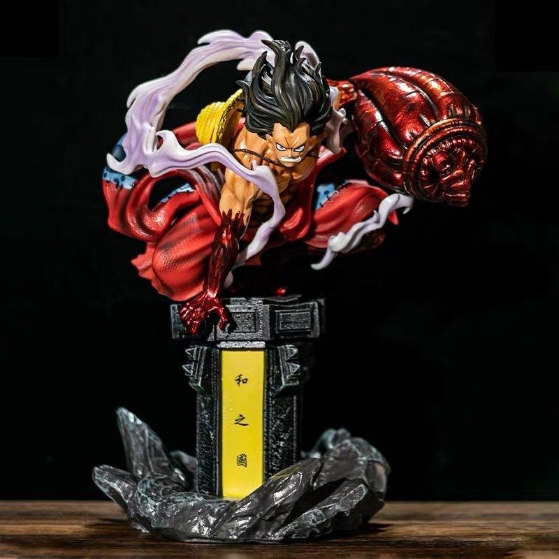 ONE PIECE Phantom Luffy Great Ape King 4 Fourth Gear Navigator Luffy Figure Animation Model Ornament Doll Statue