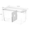 Multipurpose Transparent Fresh-Keeping Storage Box for Melons, Fruits, and Vegetables
