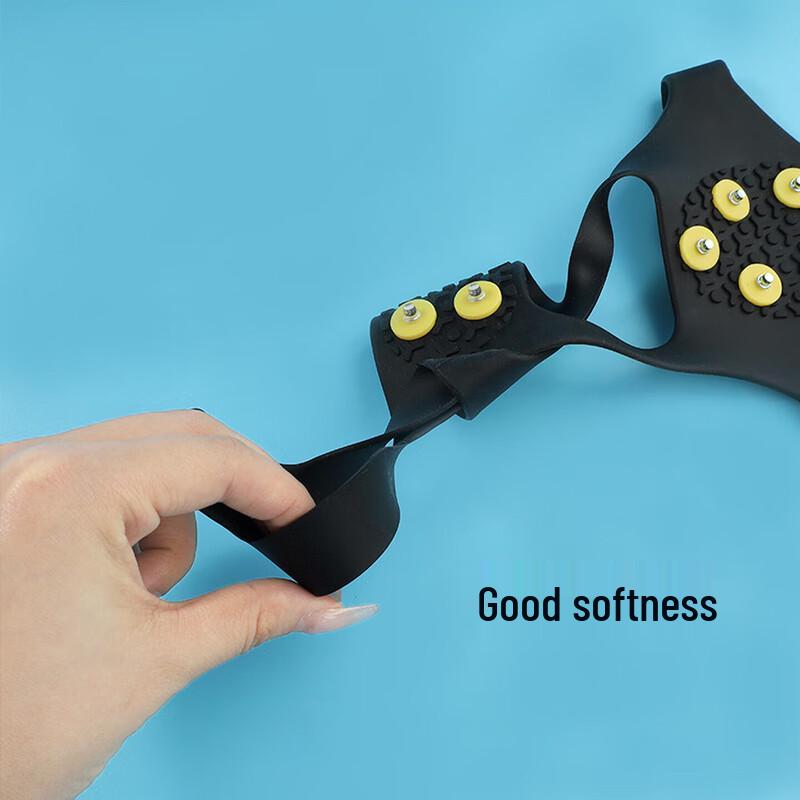 BinFu Anti-Slip 10-Tooth Ice Cleats