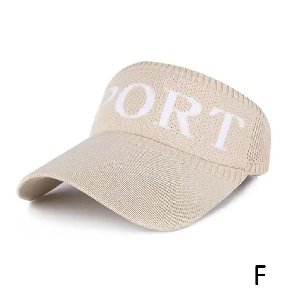 Sun Hat Women Baseball Cap Summer White Sun-Proof Caps Hat Tennis Empty Outdoor Sport Seaside Visors Golf S7F3