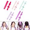 Damen Hitzefreie Haarwickler Stirnband mit 2 Haargummis Fauler Lockenwickler Styling-Werkzeug Stirnband Weiche Hitzefreie Locken Langes Haar DIY