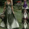 Celtic Renaissance V-neck Sleeveless Summer Dress 2026 - Women's Cross-border Style