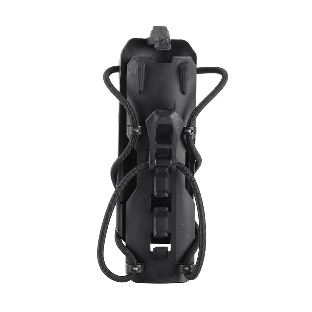 Motorcycle Bottle Holder Adjustable Quick Release Bumper Guard Drink Holder Black