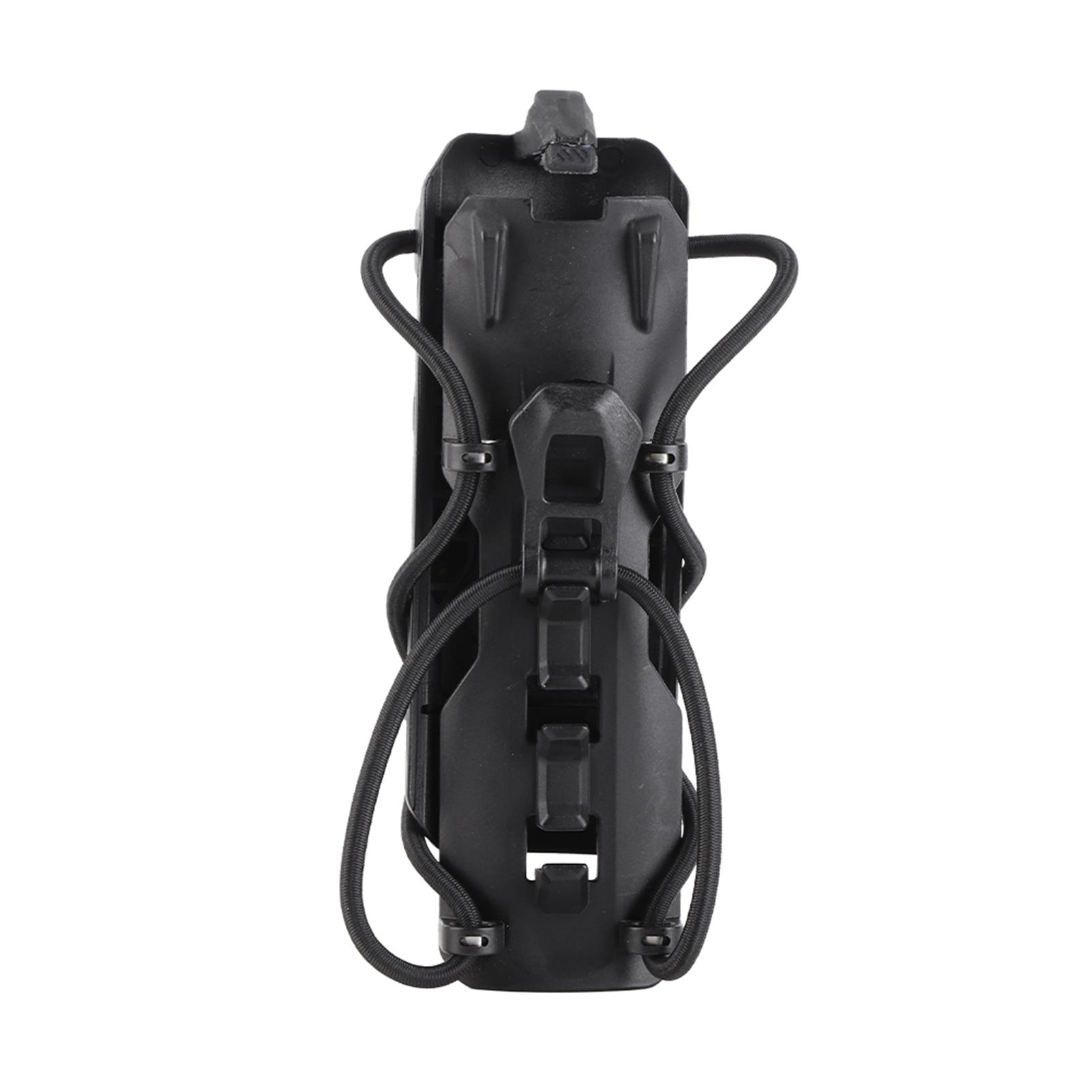 Motorcycle Bottle Holder Adjustable Quick Release Bumper Guard Drink Holder Black nero