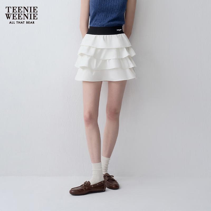 Teenie Weenie Women s Bear Letter A-line Mini Skirt XS