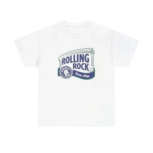 Rolling Rock Beer Vintage Graphic T Shirt NEW Unisex Heavy Cotton Tee XXXXL