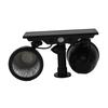 Solar Projection Light Human Body Induction TwoColor Solar Lawn Lamp for Garden Plants