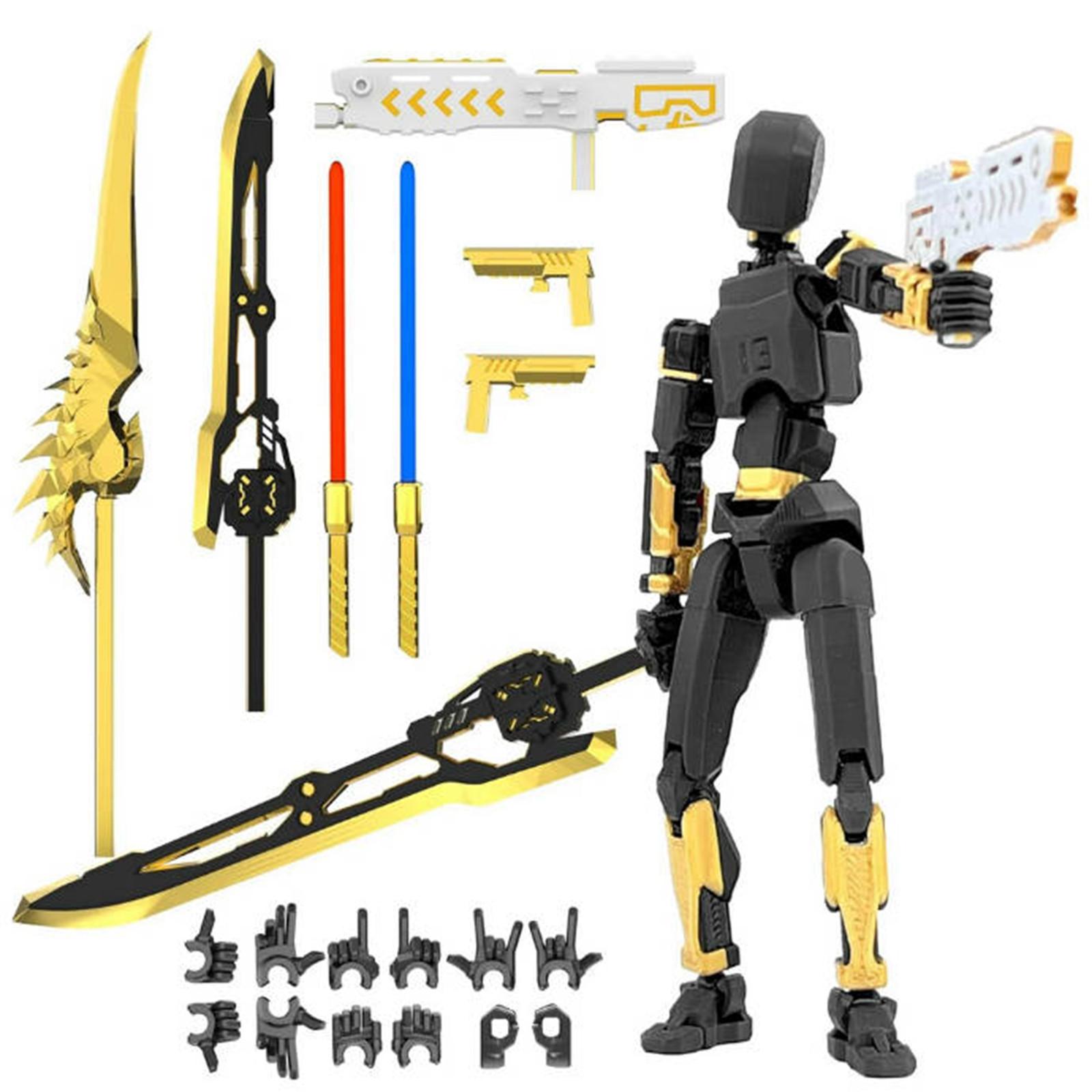 

3D-печатная подвижная игрушка, с подвижными суставами, 3D-печатная игрушка-украшение, снятие стресса, подвижная One Size