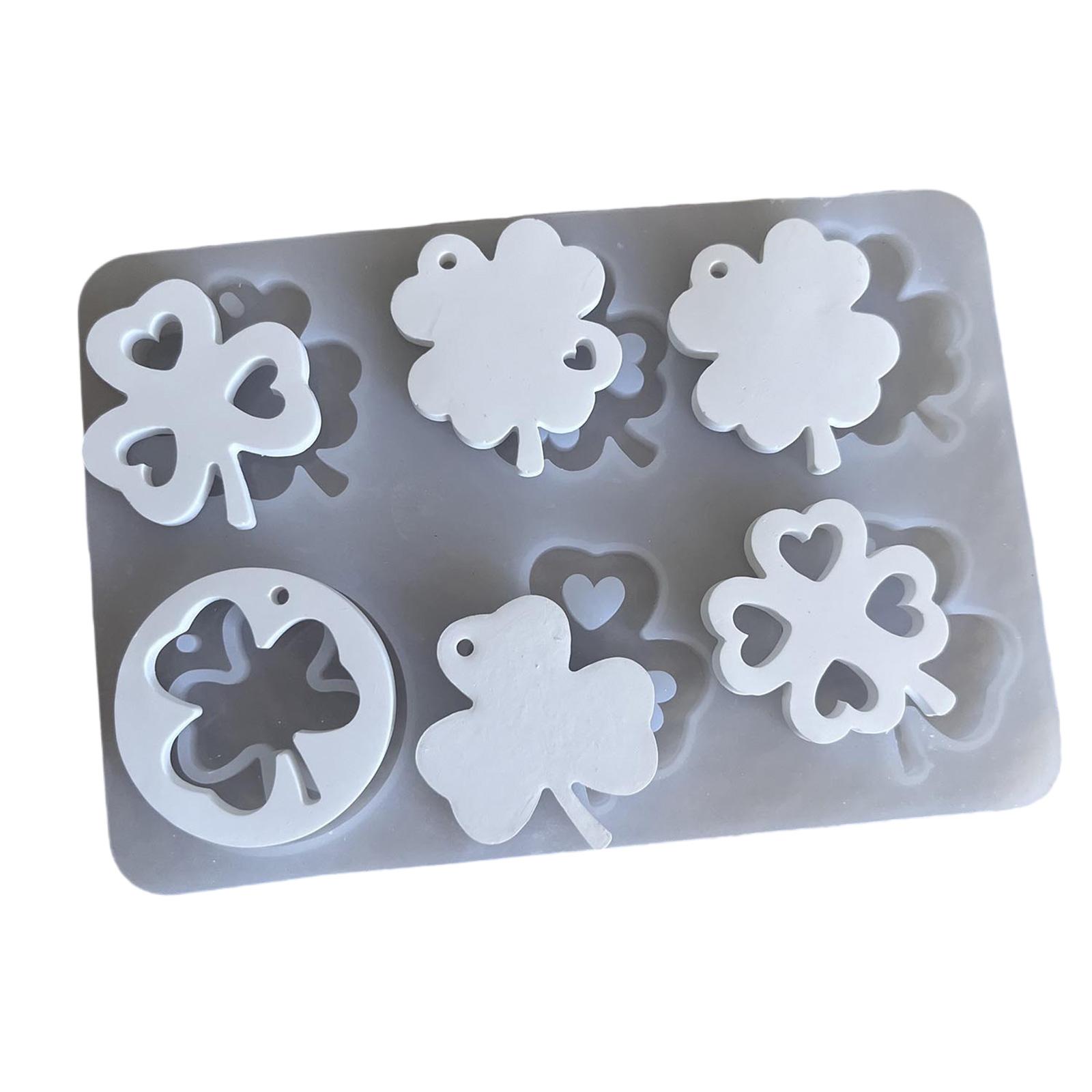 

Силиконовая смола формы ювелирные изделия кулоны формы четырехлистный клевер силиконовые кулоны формы смола ремесло кулон