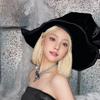 Halloween, Wrinkle Twist Magic Hat, High Quality, Thick Velvet Fabric, Witch Hat, COS Dress Up, DIY Lolita Hat