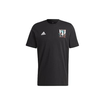 Messi Icon Graphic Tee Men Tops Black HT5182