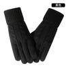 New Winter Women's Knitted Gloves Fleece Thickened Thermal Gloves Outdoor Riding Touch Screen Gloves
