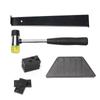 Block Hand Tool Set Laminate Installation Kit Wood Flooring Rubber Hammer Floor Fitting Tool