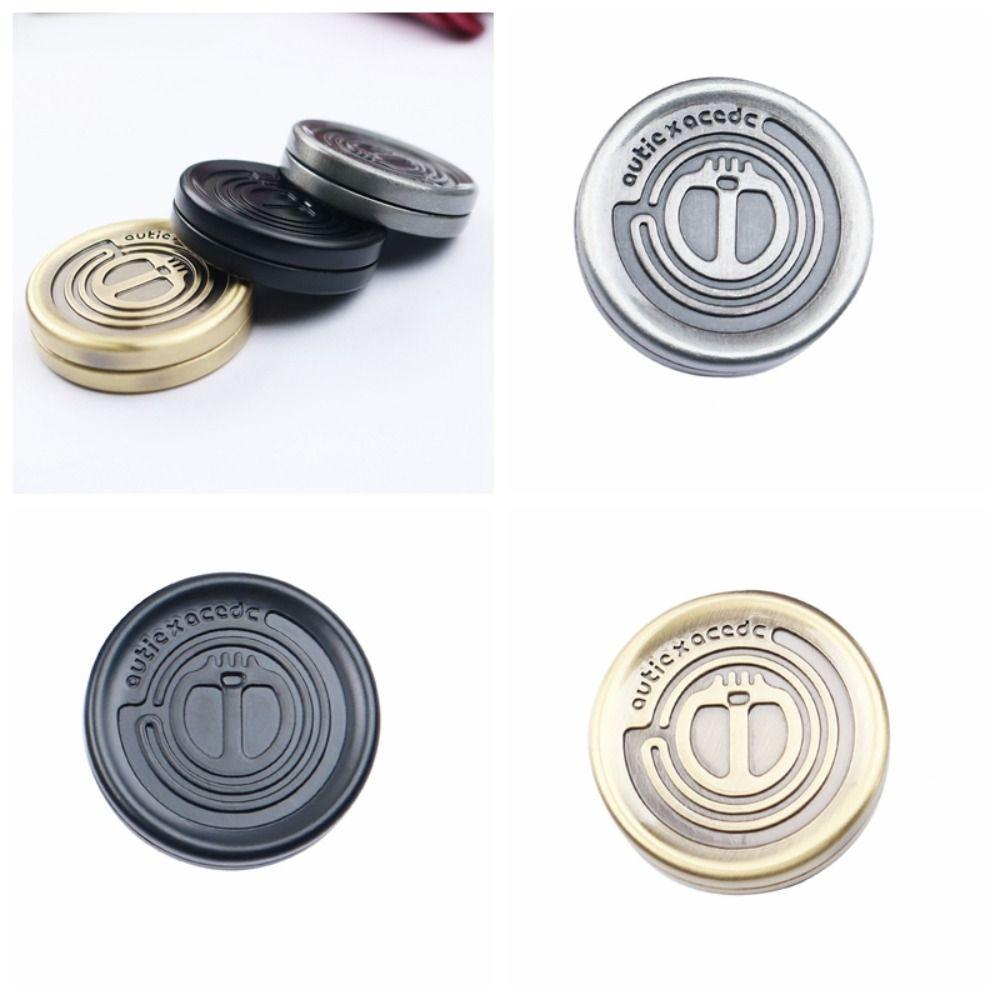 Tactile Coin Magnetic Haptic Coins Sensory Toys Fidget Slider Desk Toy Devil Milk Cap  Adult Gifts