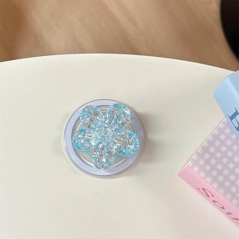Colorful Sequin Flower Magnetic Phone Grip & Stand