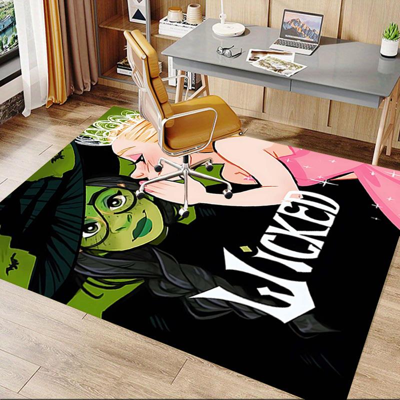 1PC Magic Witch Extra Large Non-Slip Floor carpet, Office, family, bedroom, Studio - Large Area Rug Indoor Rugs, Vibrant Colors-A286