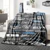 Manchester City Crest Blankets Flannel Printed Breathable Warm Throw Blanket for Home Office Bedspreads 0708a22