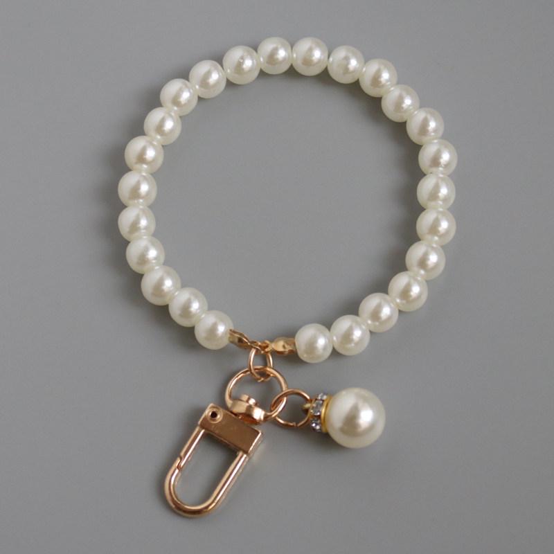 Korean Pearl Bow Knot Keychain & Bracelet Charm