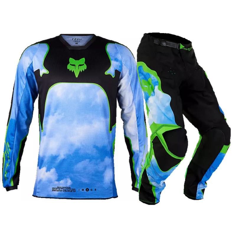 FOX-180 Cross-Country Cycling Suit Set Motocross Mountain Track Competition S