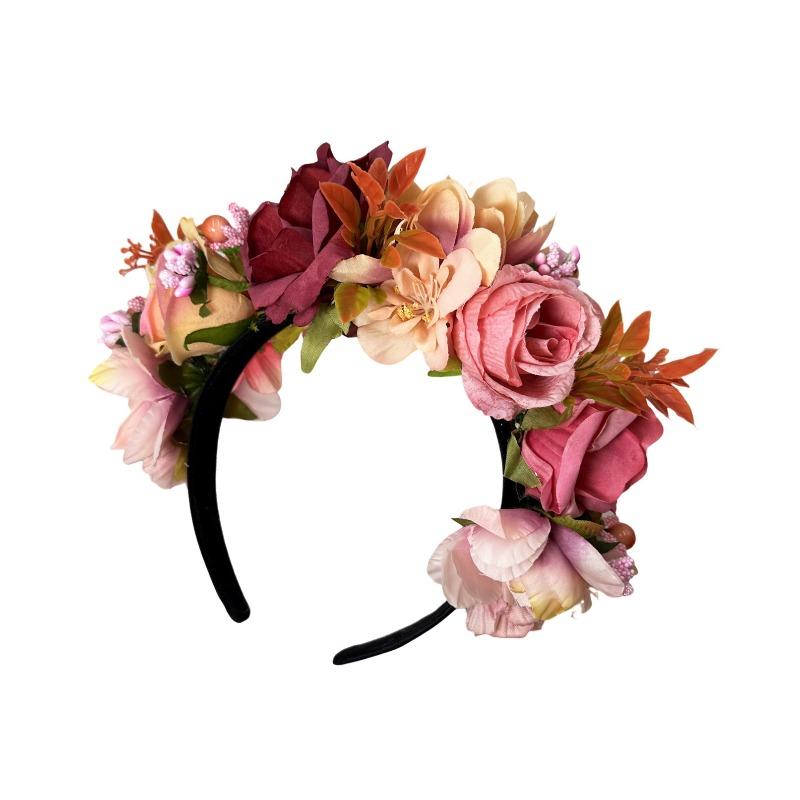 

New Christmas Flower Fairy Internet celebrity Mori headband fairy simulation creative photo wedding party headgear