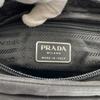 PRADA Triangle logo Tote Bag black Women used