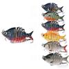 8Multi-section Lure Soft Bait with hooks6.35CM9.3GBionic Artificial Bait Suitable for Both Freshwater and Saltwater Fishing for