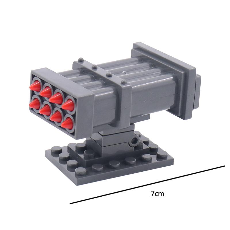 MOC Military Building Block Set Soldier Accessory Robot Dog Drone Weapon Box Pistol Gatling Gun Iron Fist Rocket Launcher Toy Gift Present