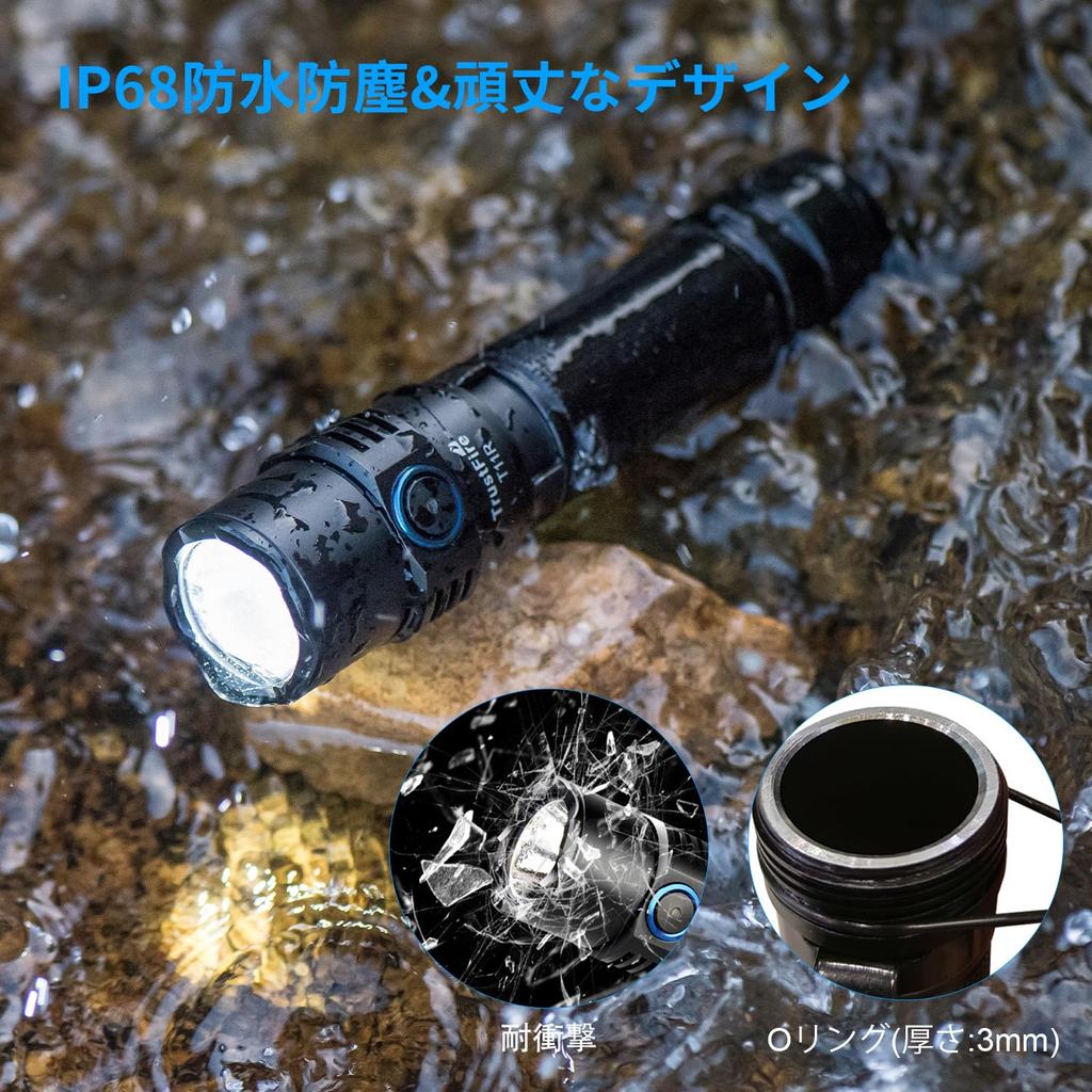 TrustFire T11R led 1800 LED handliche katastrophe USB 18650 große kapazität IP68 verbleibende kapazität display für berg nacht nacht evakuierung