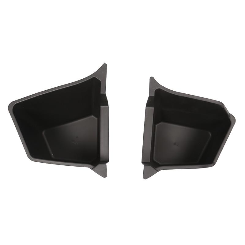 For Tesla Model Y Juniper  Left Right Rear Trunk Side Storage Organizer Box Suede Cover Tpe Waterproof Bin  Accessories