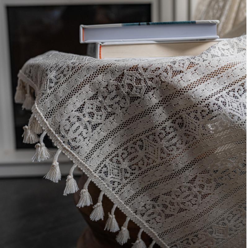 Vintage Hollow Lace European Curtain for Living Room Decoration Window Curtains for Bedroom Balcony Drapes Wedding Curtain