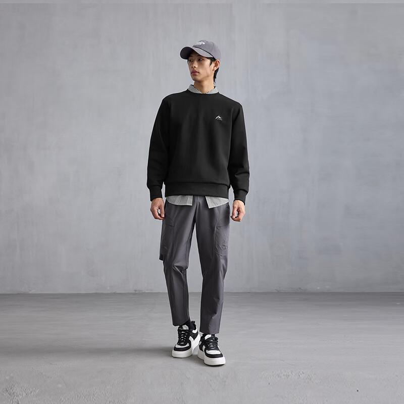 HLA Black Whale Men's Crewneck Sweatshirt